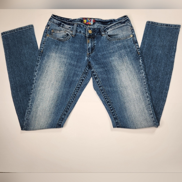 Akademiks Denim - Vintage Akademiks Jeans Womens 29 Blue Denim Medium Wash Skinny Straight AKDMKS